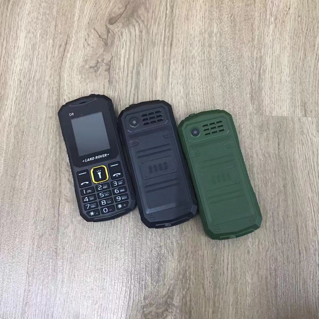 (GREEN)LAND ROVER D8 DUAL-SIM BASIC PHONE IMPORT REFURBISHED